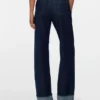 Snrancy-Jeans met middelhoge taille en wijde pijpen