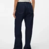 Snrancy-Jeans met middelhoge taille en wijde pijpen