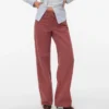Snrancy-Jeans met middelhoge taille en wijde pijpen