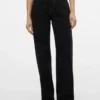 Snrancy-Jeans met middelhoge taille en wijde pijpen