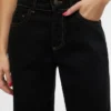 Snrancy-Jeans met middelhoge taille en wijde pijpen