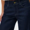 Snrancy-Jeans met middelhoge taille en wijde pijpen