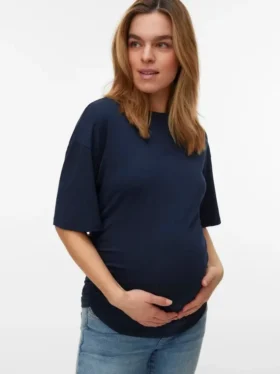 T-shirt met ronde hals en normale pasvorm