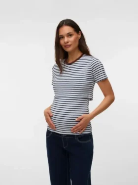 T-shirt met ronde hals en normale pasvorm