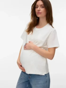 T-shirt met ronde hals en normale pasvorm