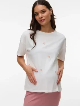 T-shirt met ronde hals en normale pasvorm