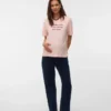 T-shirt met ronde hals en normale pasvorm
