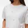 T-shirt met ronde hals en normale pasvorm