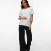 T-shirt met ronde hals en normale pasvorm