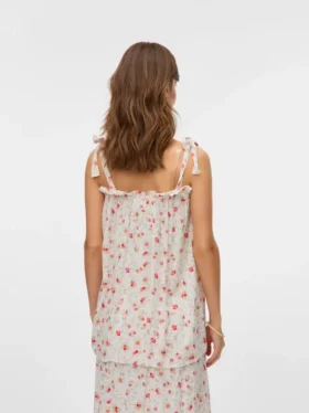 Tanktop met normale pasvorm en vierkante hals