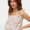 Tanktop met normale pasvorm en vierkante hals