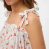 Tanktop met normale pasvorm en vierkante hals