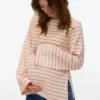 Top met regelmatige pasvorm en boothals