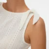 Top met regelmatige pasvorm en boothals