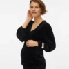 Top met ronde hals en normale pasvorm