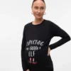 Top met ronde hals en normale pasvorm