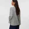 Top met ronde hals en normale pasvorm
