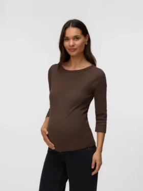 Tops met strakke pasvorm en boothals