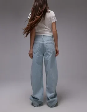 Topshop Baggy-fit jeans met lage taille