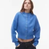 Topshop Breigoed, compact vest met getailleerde taille