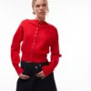 Topshop Breigoed, compact vest met getailleerde taille