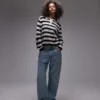 Topshop breigoed, lichtgewicht gestreepte polo