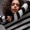 Topshop breigoed, lichtgewicht gestreepte polo