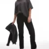 Topshop jeans met hoge taille en rechte pasvorm