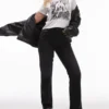 Topshop jeans met hoge taille en rechte pasvorm