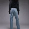 Topshop jeans met hoge taille en rechte pasvorm