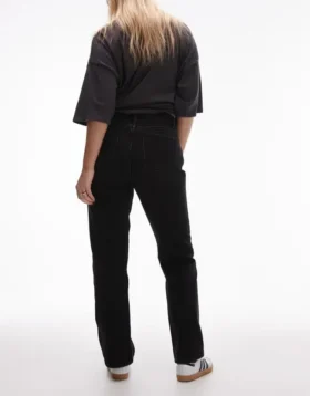 Topshop jeans met hoge taille en rechte pasvorm