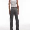 Topshop jeans met hoge taille en rechte pasvorm