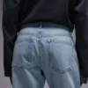 Topshop jeans met hoge taille en rechte pasvorm