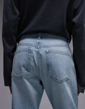Topshop jeans met hoge taille en rechte pasvorm