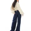 Topshop jeans met lage taille en relaxte pasvorm
