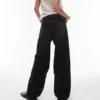 Topshop jeans met lage taille en relaxte pasvorm