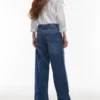 Topshop jeans met lage taille en relaxte pasvorm