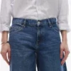 Topshop jeans met lage taille en relaxte pasvorm