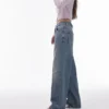Topshop jeans met lage taille en relaxte pasvorm