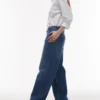 Topshop jeans met lage taille en relaxte pasvorm