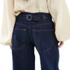 Topshop jeans met lage taille en relaxte pasvorm