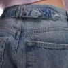 Topshop jeans met lage taille en relaxte pasvorm