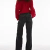 Topshop-jeans met lage taille en wijde pijpen