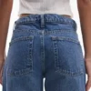 Topshop-jeans met lage taille en wijde pijpen