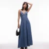 Topshop lange jurk