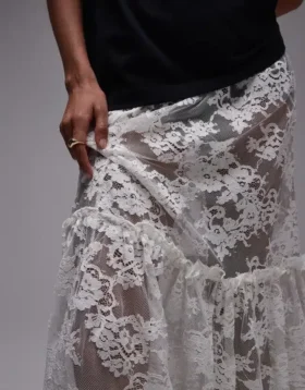 Topshop lange rok