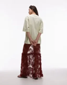 Topshop lange rok