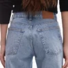 Topshop Mid Rise Straight Fit Jeans