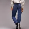 Topshop Mom-fit-Jeans met hoge taille