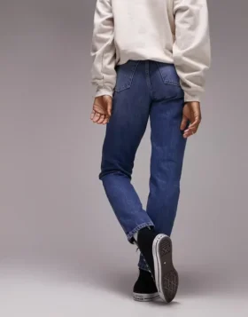 Topshop Mom-fit-Jeans met hoge taille